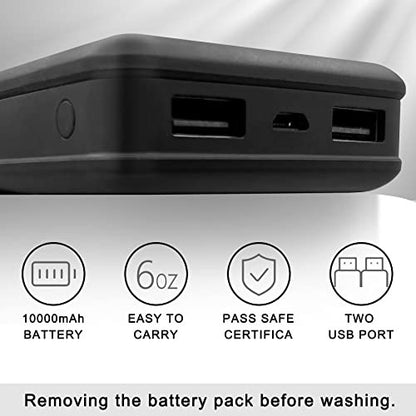 Loowoko női fűthető mellény akkumulátorral téli, USB töltés, 3 hőmérsékletfokozat