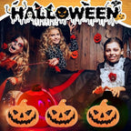 Halloween tök lámpás 3 darabos, LED világítással