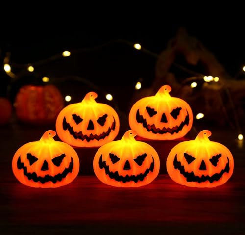 Halloween tök lámpás 3 darabos, LED világítással