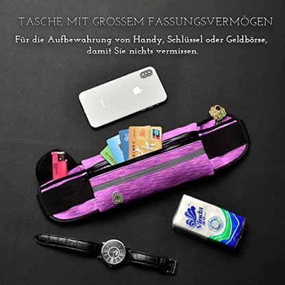Sac banane sport uniszex neoprén övtáska zöld
