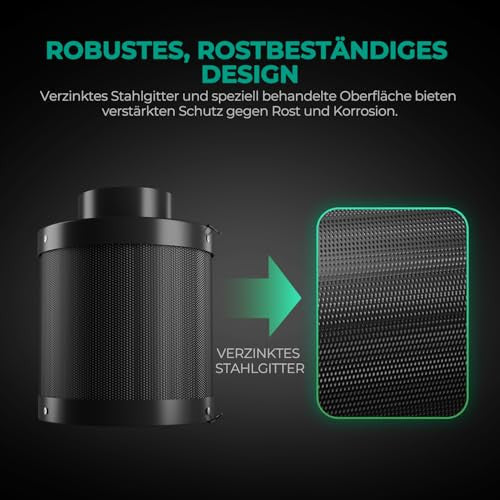 MARS HYDRO 150 mm aktív szénszűrő előszűrővel
