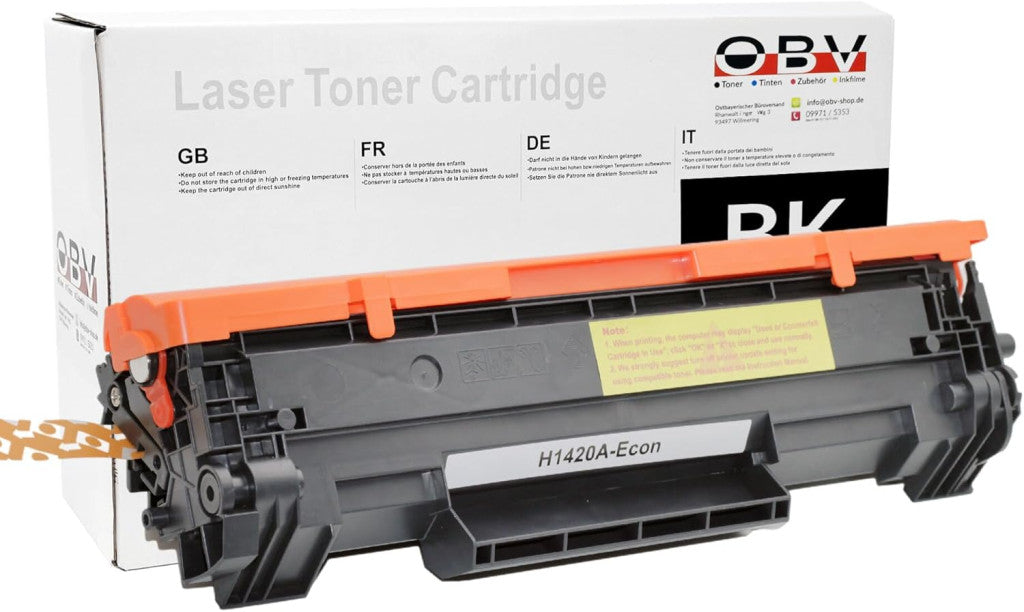 OBV toner HP 142A helyett kompatibilis HP Laserjet MFP M139w / M140w / M110 / M109