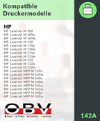 OBV toner HP 142A helyett kompatibilis HP Laserjet MFP M139w / M140w / M110 / M109