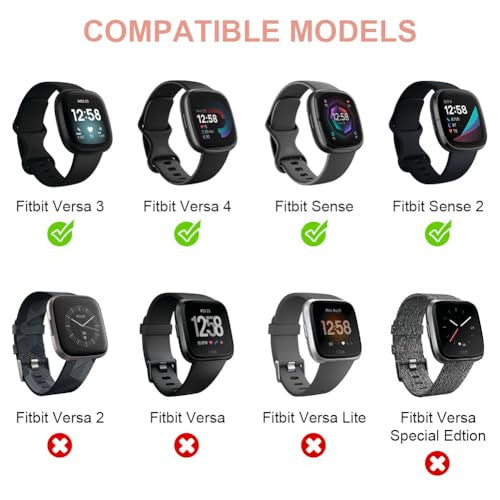 AXFEE szíj Fitbit Versa 3/4-hez, szilikon, állítható nem óra