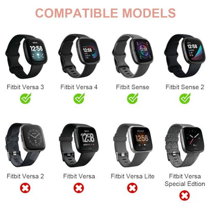AXFEE szíj Fitbit Versa 3/4-hez, szilikon, állítható nem óra