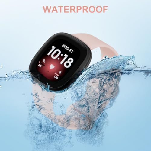 AXFEE szíj Fitbit Versa 3/4-hez, szilikon, állítható nem óra