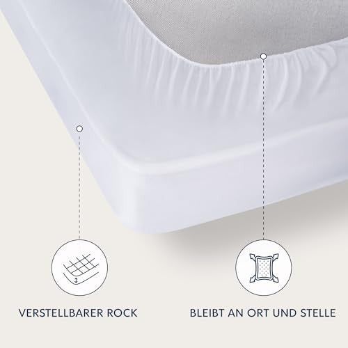 Matracvédő 90 x 190 cm steppelt – 40 cm-ig zsebes, körben gumis – matracvédő 90 x 190