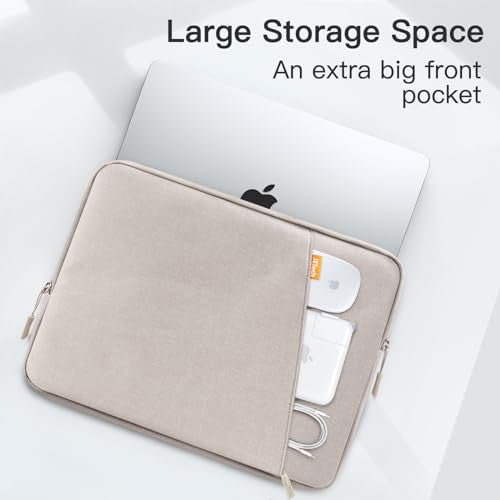 JETech laptop tok 15 hüvelykes notebookhoz vízálló, ütésálló, kiegészítő zsebbel