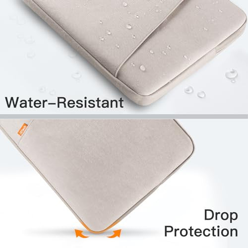 JETech laptop tok 15 hüvelykes notebookhoz vízálló, ütésálló, kiegészítő zsebbel