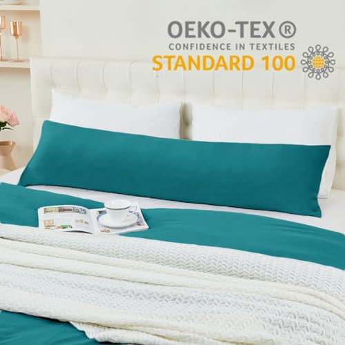 Vielit oldalt fekvő párnahuzat 40 x 145 2 darabos, puha, öko-tanúsítvány, petrol
