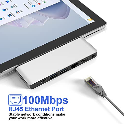 Microsoft Surface dokkolóállomás, Surface három kijelzős 2*HDMI 4K+VGA dokk, Surface
