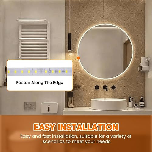 Wisada 1 méter LED szalag természetes fehér, 2835 SMD 120LED/m szuperfényes CRI?90