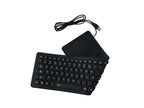 MOSHOU rugalmas szilikon billentyűzet AZERTY vízálló USB billentyűzet USB Type-C