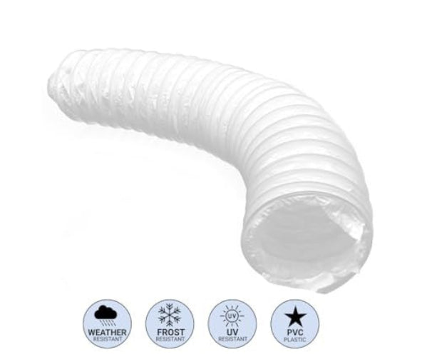 H&C VENT PVC cső szárítókhoz, klímákhoz és szellőzőrendszerekhez - szárítócső