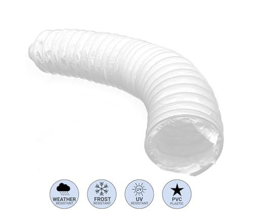 H&C VENT PVC cső szárítókhoz, klímákhoz és szellőzőrendszerekhez - szárítócső