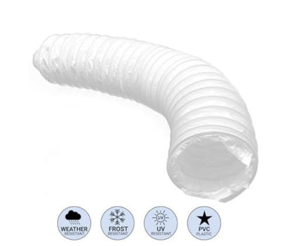 H&C VENT PVC cső szárítókhoz, klímákhoz és szellőzőrendszerekhez - szárítócső