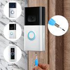 Video Doorbell csavarhúzó, kétvégű csavarhúzó bit készlet fogantyúval, T6 és T15 Torx