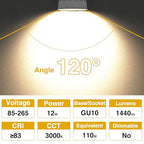 Ezmyma GU10 led izzó 13W 1250lm nem dimmelhető 3000K meleg fehér