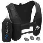ArcticFit LED futómellény - állítható uniszex fényvisszaverő mellény telefon tartóval
