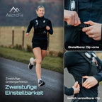 ArcticFit LED futómellény - állítható uniszex fényvisszaverő mellény telefon tartóval