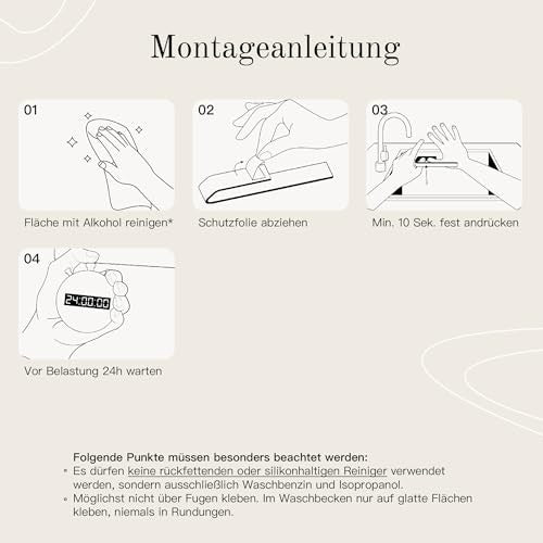 Designfabrik Hamburg kéztörlő / mosogatórongy-tartó öntapadós, fekete