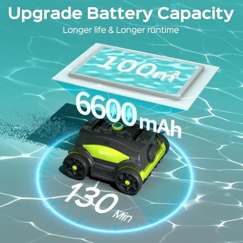 WINNY POOL CLEANER medencetisztító robot, 130 perces tisztítás, dupla motor, medence