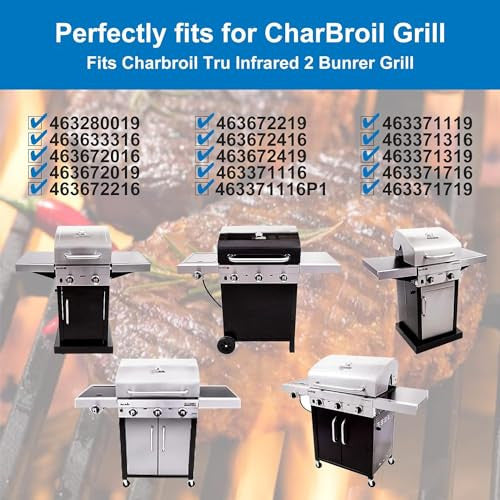 Denmay 43,2 cm infravörös sütőrács Charbroil Performance TRU Infrared 3 égős gázgrill