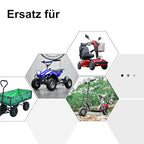 RUTU 4.10/3.50-4 gumiabroncs tömlővel kézikocsihoz