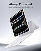 ESR iPad Pro 11 hüvelyk 2024 billentyűzet tok fehér