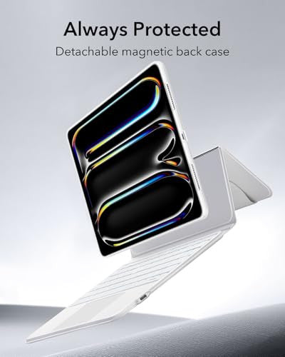 ESR iPad Pro 11 hüvelyk 2024 billentyűzet tok fehér
