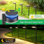 Solar Lights 8 darabos kerti napelemes lámpa 12 LED, vízálló