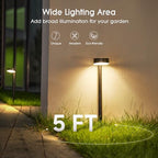 Solar Lights 8 darabos kerti napelemes lámpa 12 LED, vízálló