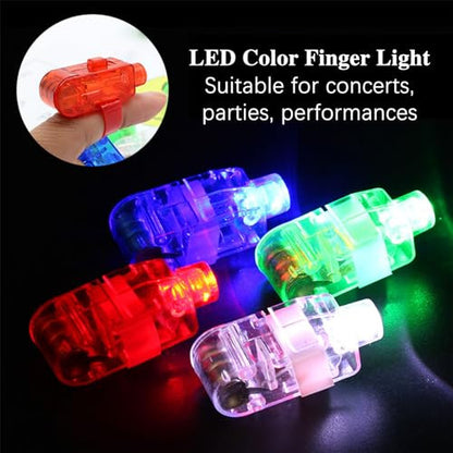 LED ujjlámpa 24 darabos, színes