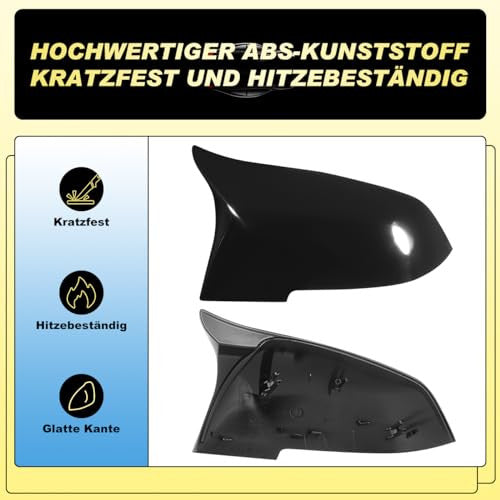 BMW F20-F87 tükörház fényes fekete