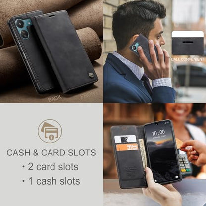 owlhold tok Xiaomi Redmi 13C / Poco C65 PU bőr, kártyatartó és pénztárca