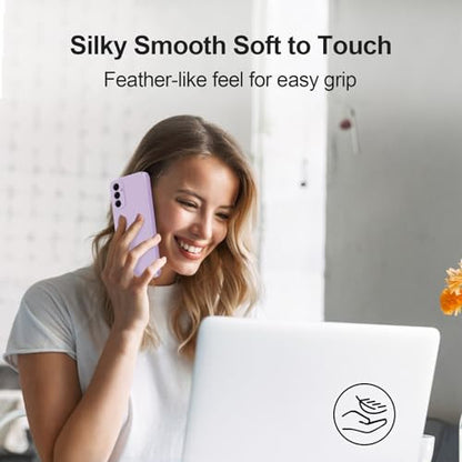 GiiYoon folyékony szilikon tok Samsung Galaxy A55-höz teljes körű védelem, karcálló