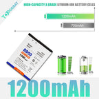 TOPGOBAT 1200 mAh akkumulátor AVM Fritz!Fon C5/C4/M2/MT-F/Motorola Moto