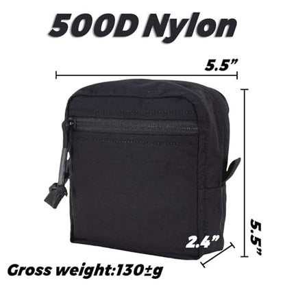 ULIONTAC Tactical 500D nylon táska, kettős YKK cipzár, okos GP kültéri kiegészítő
