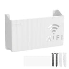 POHOVE router tároló doboz, fali tartó fehér