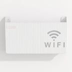 POHOVE router tároló doboz, fali tartó fehér