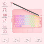 MMK billentyűzet tok iPad 10.9" 10. generáció 360 fokos forgatható védelem, stylus