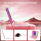 MMK billentyűzet tok iPad 10.9" 10. generáció 360 fokos forgatható védelem, stylus
