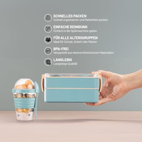 Winkly® gyerek uzsonnás doboz rekeszekkel 400 + 500 ml és 600 ml müzlis csésze -