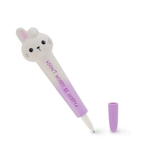 LEGAMI, Anti Stress zselés toll nyúl, fekete, 1mm