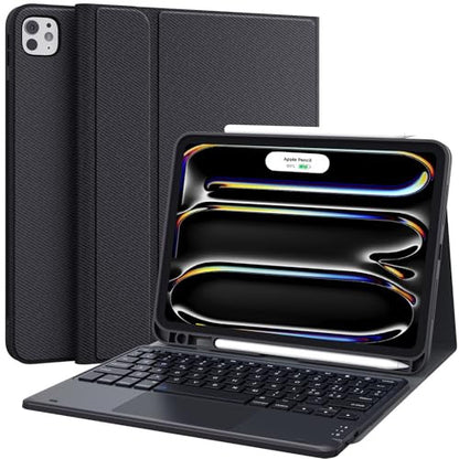 Earto iPad Pro 11 M4,2024 intelligens érintőpad, 2 csatornás BT, mágnesesen levehető