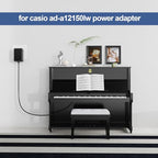 TKDY 12V 2A AC-DC adapter Casio Privia kábelhez kompatibilis Casio digitális zongora