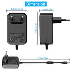 TKDY 12V 2A AC-DC adapter Casio Privia kábelhez kompatibilis Casio digitális zongora