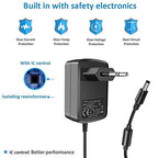 TKDY 12V 2A AC-DC adapter Casio Privia kábelhez kompatibilis Casio digitális zongora