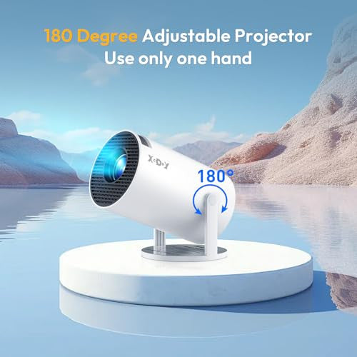 XGODY Gimbal 3 mini projektor Android 11.0, 720P HD, 4K támogatás, 12000 lumen, WiFi