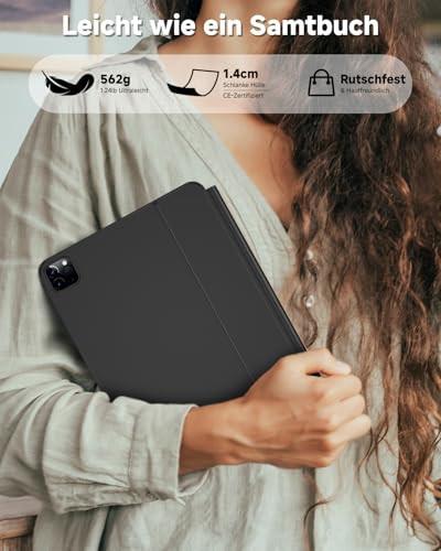 Nuflaz billentyűzet tok iPad Air 11 hüvelyk M2 2024, iPad Pro 11 hüvelyk 4/3/2/1. gen